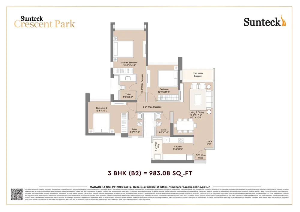 Sunteck Crescent Park Floor Image