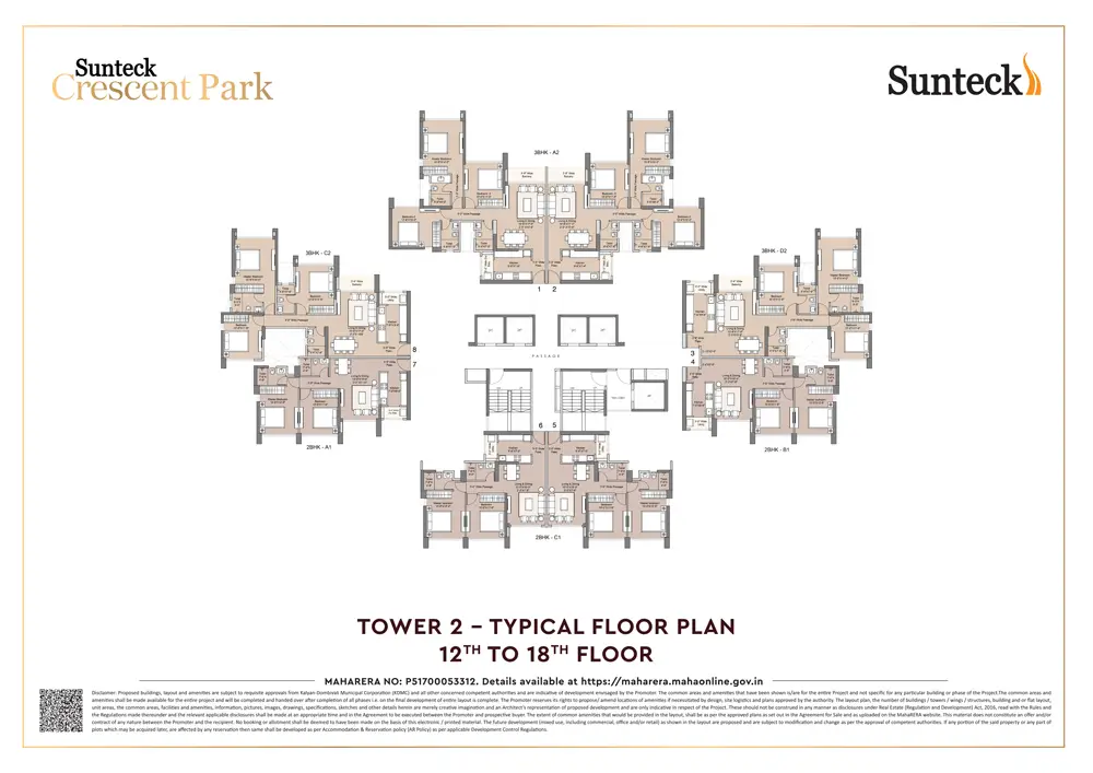 Sunteck Crescent Park Floor Image