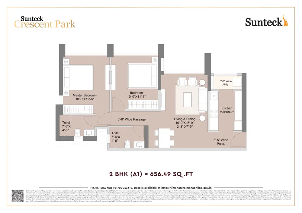 Sunteck Crescent Park Floor Image