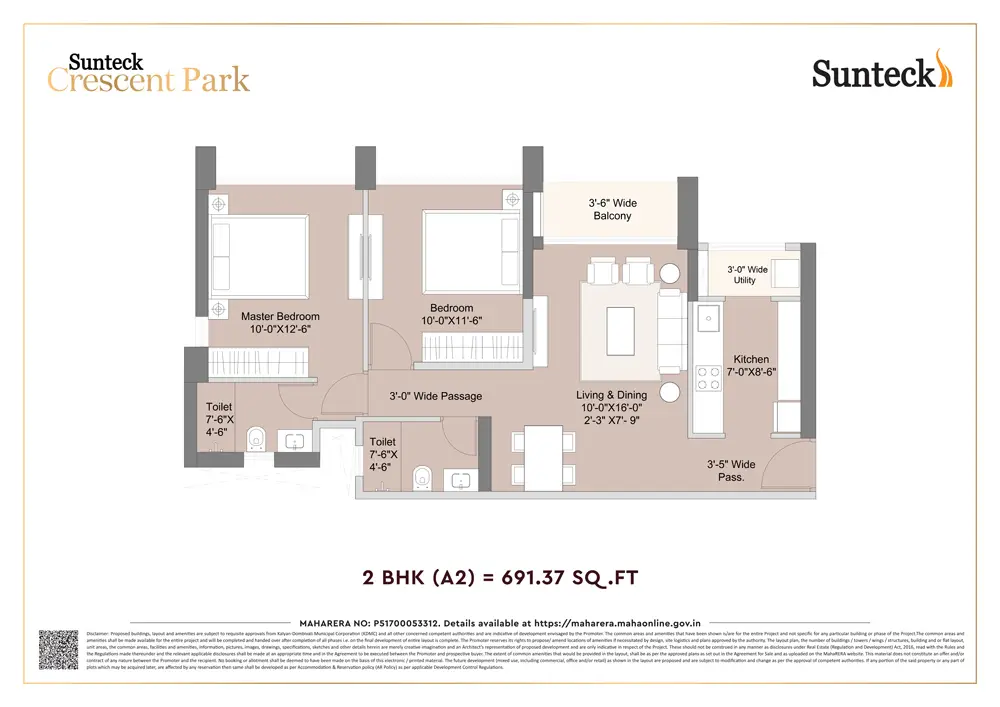 Sunteck Crescent Park Floor Image